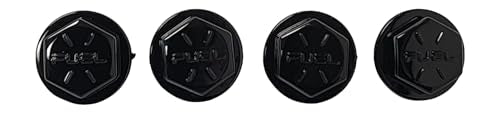 Fuel Offroad 1010-11GB Gloss Black Press in Spoke Bolt 17 and 18 D531 Hostage Set of 4 - Wheel Center Caps