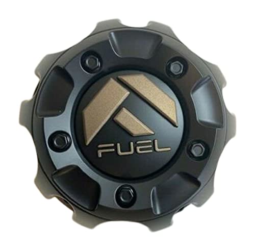 Fuel Offroad Wheels 1001-61MBZ Matte Black with Bronze Logo Center Cap - Wheel Center Caps