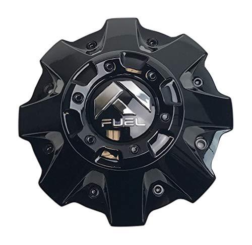 Fuel Offroad Wheels 1001-63GBR Gloss Black Center Cap with Black Rivets replacement wheel center cap hardware part 1001-63GBR