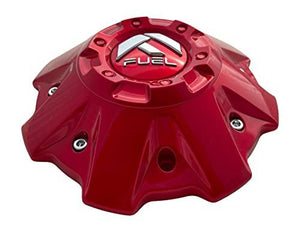 Fuel Offroad Wheels 1001-63GQC Red Center Cap - wheelcentercaps