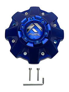 Fuel Offroad Wheels 1001-63KACKIT5 1001-63 Blue Center Cap - Wheel Center Caps