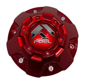 Fuel Offroad Wheels 1002-50GQC Red Center Cap - wheelcentercaps