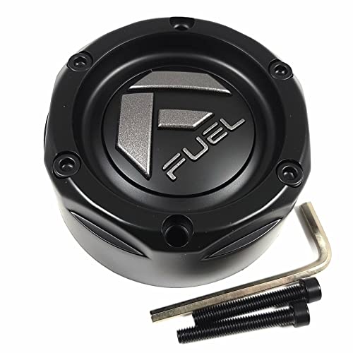 Fuel Offroad Wheels 1003-42MBV Matte Black and Gray Logo Center Cap replacement wheel center cap part 1003-42MBV