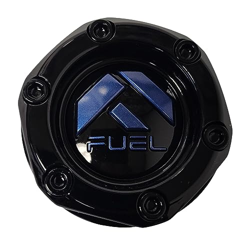 Fuel Offroad Wheels 1003-44GBDK Gloss Black and Dark Blue Center Cap - Wheel Center Caps
