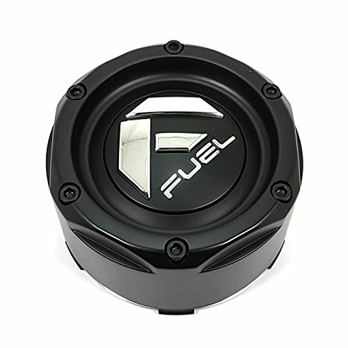 Fuel Offroad Wheels 1003-49MB 1003-49 Matte Black Snap in Center Cap 8 Lug replacement wheel center cap part 1003-49MB