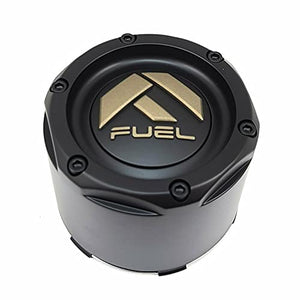 Fuel Offroad Wheels 1003-50MBZ 1003-50 Matte Black with Bronze Logo 8 Lug Snap in - wheelcentercaps