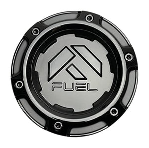 Fuel Offroad Wheels 1005-49TGBLD Matte Black and Gloss Black Center Cap 8x170 - Wheel Center Caps