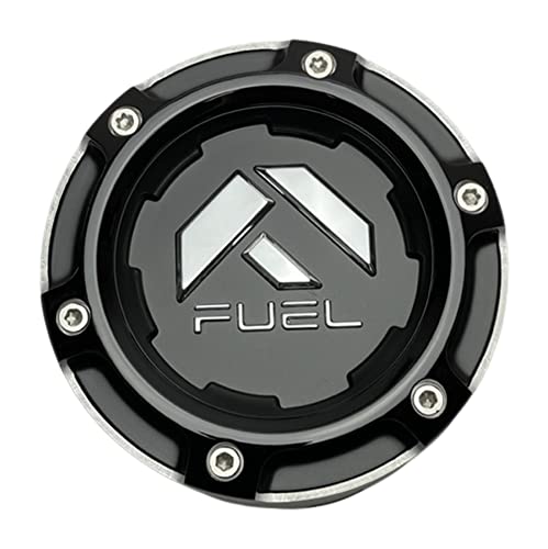 Fuel Offroad Wheels 1005-49TNBL 1005-58 Gloss Black and Chrome Center Cap replacement wheel center cap part 1005-49TNBL