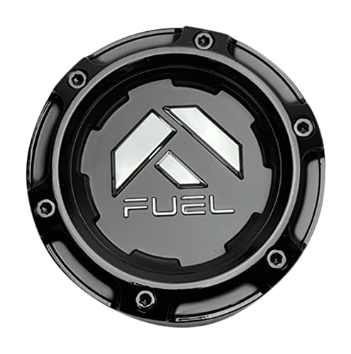 Fuel Offroad Wheels 1005-50BLD Gloss and Matte Black Center Cap 8x165 replacement wheel center cap part 1005-50BLD