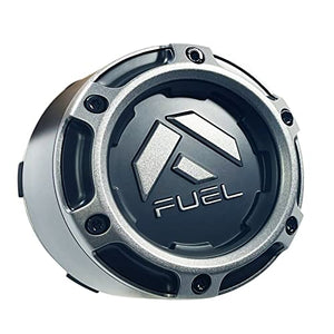 Fuel Offroad Wheels 1005-50SGD Matte Black and Gray Center Cap 8 Lug - Wheel Center Caps