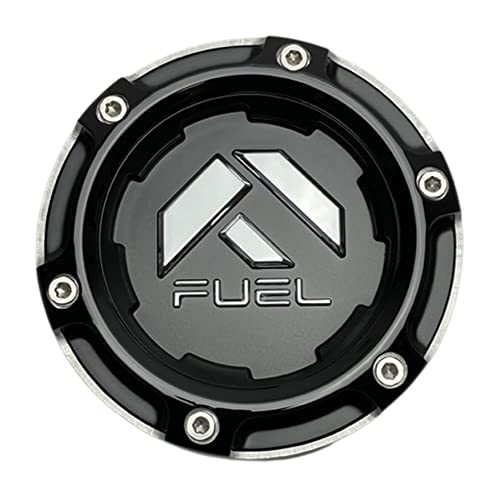 Fuel Offroad Wheels 1005-50SNBL Gloss Black and Chrome Center Cap replacement wheel center cap part 1005-50SNBL