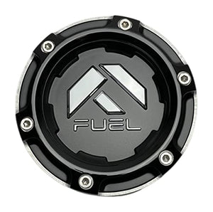 Fuel Offroad Wheels 1005-50SNBL Gloss Black and Chrome Center Cap - Wheel Center Caps