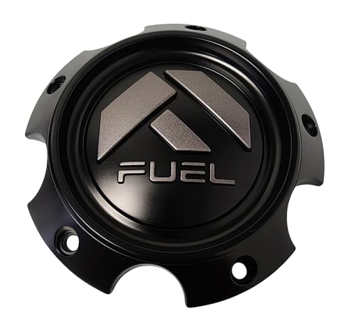 Fuel Offroad Wheels 1006-13MBV Matte Black Center Cap with Gun Metal Logo replacement wheel center cap part 1006-13MBV
