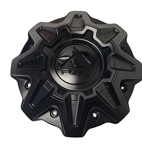 Fuel Offroad Wheels 1007A63BLD Matte Black Center Cap with Gloss Black Logo replacement wheel center cap part 1007A63BLD