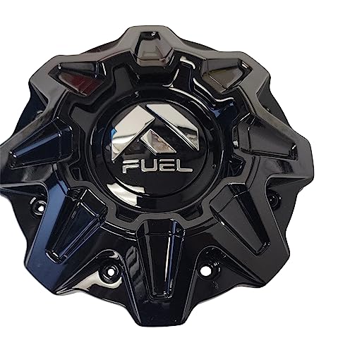 Fuel Offroad Wheels 1007A63GB Gloss Black Center Cap 5 and 6 Lug replacement wheel center cap part 1007A63GB