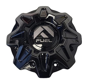 Fuel Offroad Wheels 1007A63GBV Gloss Black with Grey Logo - Wheel Center Caps