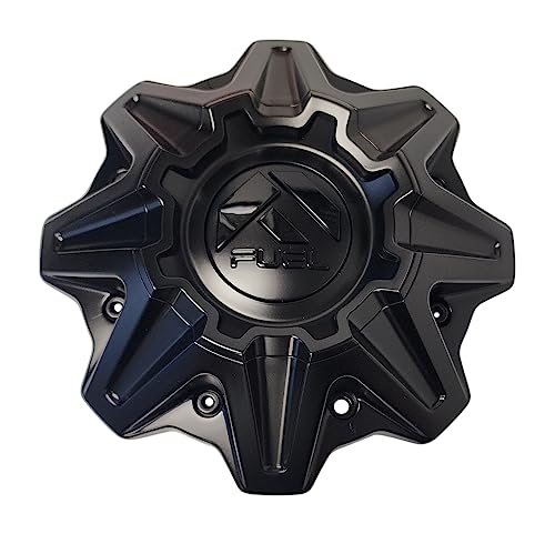 Fuel Offroad Wheels 1007A64BLD Matte Black Center Cap with Gloss Black Logo replacement wheel center cap part 1007A64BLD