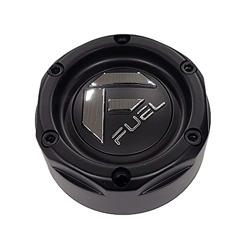 Fuel Wheel Center Caps Matte Black 1.3in for UTV 4-Lug - Wheel Center Caps