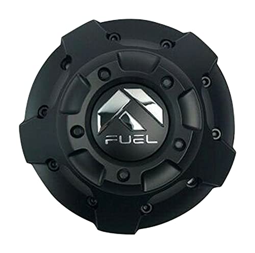 Fuel Wheels 1003-81MBR Matte Black with Black Rivets Center Cap - wheelcentercaps