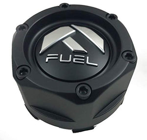 Fuel Wheels Matte Black Wheel Center Cap Qty 1# 1003-48MB - Wheel Center Caps