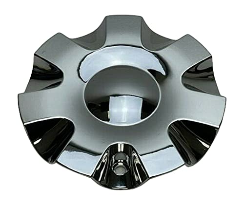 Gazario Gino No Logo Chrome Wheel Center Cap JY-563 replacement wheel center cap part JY-563