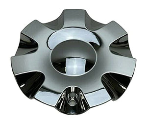 Gazario Gino No Logo Chrome Wheel Center Cap JY-563 - wheelcentercaps