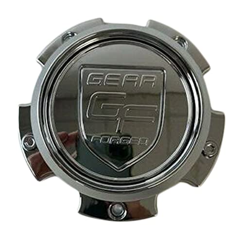 Gear Forged 824L140-5H Chrome Wheel Center Cap 5 Bolt replacement wheel center cap part 824L140-5H