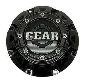 Gear Gloss Black Wheel Center Cap 6001L176 S1111-16 - wheelcentercaps