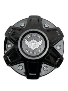 Gima Gloss Black Wheel Center Cap CBGM1-2P - Wheel Center Caps