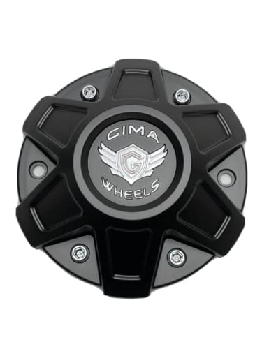 Gima Matte Black Wheel Center Cap CBGM1-2P replacement wheel center cap part CBGM1-2P