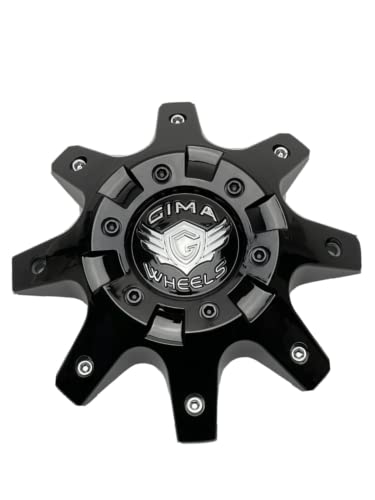 Gima Wheels Gloss Black Wheel Center Cap CBGMB08-1P replacement wheel center cap part CBGMB08-1P