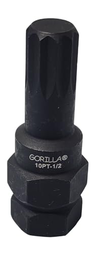 Gorilla Automotive 10PT-12 10PT 1/2 Star Key Lug Nut Removal Key replacement lug nut key / wheel lock key part 10PT-12