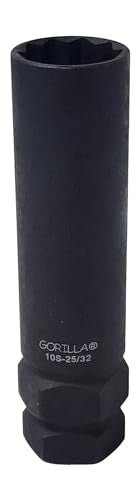 Gorilla Automotive 10S-2532 10S2532 10 Spline BIM Key Truck Lug Nut Removal 10S-25/32 replacement lug nut key / wheel lock key part 10S-2532
