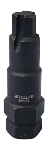 Gorilla Automotive 6FH-12 6FH 12 Hex Tech Key Lug Nut Removal Key replacement lug nut key / wheel lock key part 6FH-12