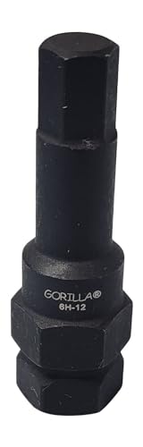 Gorilla Automotive 6H-12 6H 12 Hex Tech Key Lug Nut Removal Key replacement lug nut key / wheel lock key part 6H-12