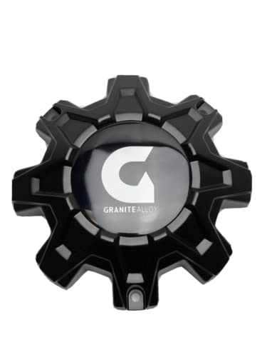 Granite Alloy Matte Black Wheel Center Cap 6006B180-8H replacement wheel center cap part 6006B180-8H