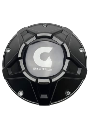 Granite Alloy Matte Black Wheel Center Cap 6006L182 replacement wheel center cap part 6006L182