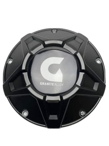 Granite Alloy Matte Black Wheel Center Cap 6006L182 - Wheel Center Caps