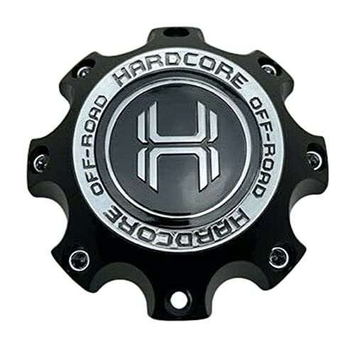 Hardcore Off-Road Gloss Black Wheel Center Cap HD-CAP-8H-165 CAP020-MD SG replacement wheel center cap part HD-CAP-8H-165