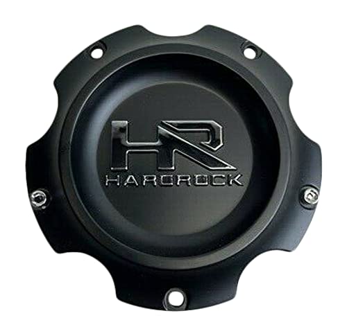 Hardrock Matte Black Wheel Center Cap E324S129-5H replacement wheel center cap part E324S129-5H
