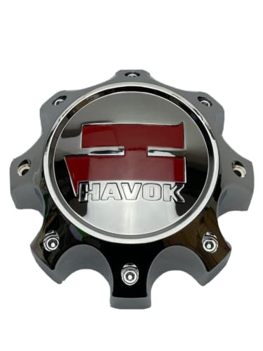 Havok Chrome Wheel Center Cap CBH08-B1P CBH08-1P-1 replacement wheel center cap part CBH08-B1P