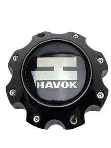 Havok Gloss Black Wheel Center Cap CBH08-E1P - Wheel Center Caps