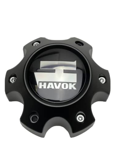 Havok Matte Black Wheel Center Cap CBH06-C1P replacement wheel center cap part CBH06-C1P