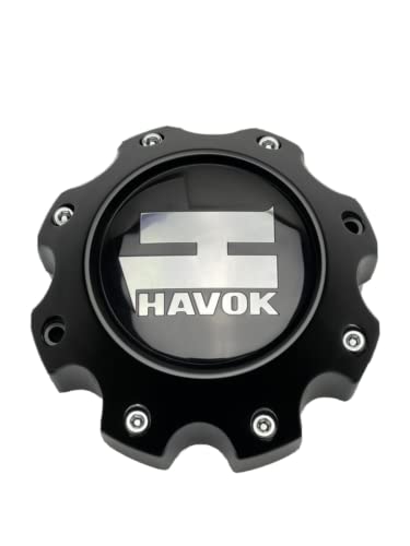 Havok Matte Black Wheel Center Cap CBH08-E1P replacement wheel center cap part CBH08-E1P