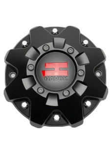 Havok Matte Black Wheel Center Cap CBH103-B1P CBH103-A1P - Wheel Center Caps