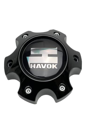 Havok Wheels Gloss Black Wheel Center Cap CBH06-C1P replacement wheel center cap part CBH06-C1P