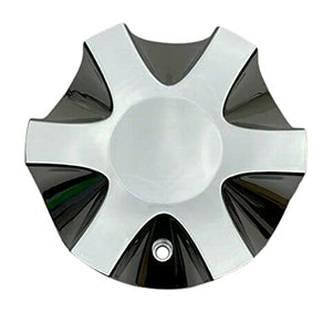 Helo Hawk Chrome No Logo Wheel Center Cap 803-2295-CAP - wheelcentercaps