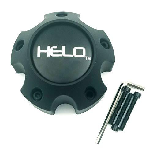 Helo Satin Black Wheel Center Cap 5Lug 5X127 For He878 He886 - wheelcentercaps