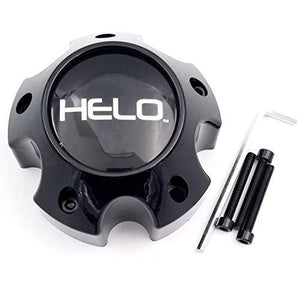 Helo Wheels 1079L121HE1GB 1079L121 Gloss Black Center Cap - wheelcentercaps