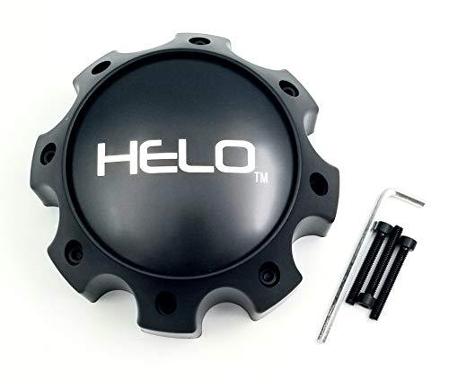 Helo Wheels 1079L170HE1SB S057L170 (MB) CAP-S057L170 Satin Black Center Cap replacement wheel center cap part 1079L170HE1SB